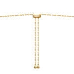 Ania Haie Dainty Gold/Silver Bezel Cz Station Necklace
