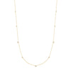Ania Haie Dainty Gold/Silver Bezel Cz Station Necklace