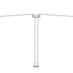 Ania Haie Dainty Gold/Silver Bezel Cz Station Necklace