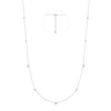 Ania Haie Dainty Gold/Silver Bezel Cz Station Necklace