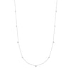 Ania Haie Dainty Gold/Silver Bezel Cz Station Necklace