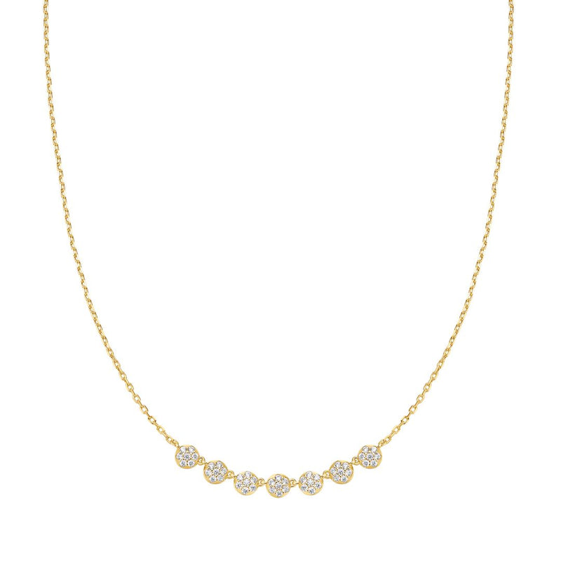 Ania Haie Dainty Gold/Silver Cz Bead Necklace