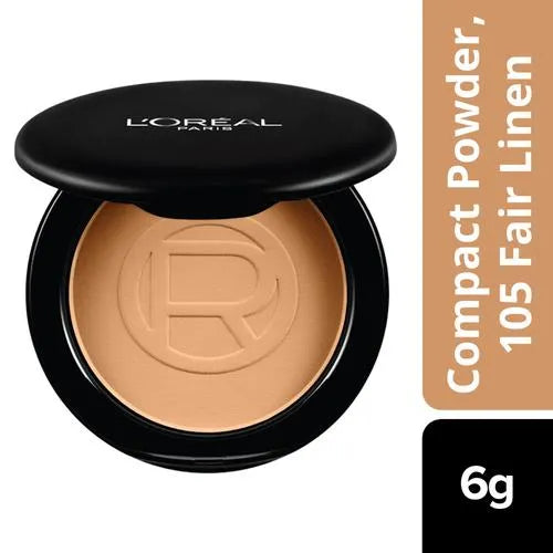 L'Oreal 24H Oil Killer Coverage Powder 105 Fair Linen 6gm