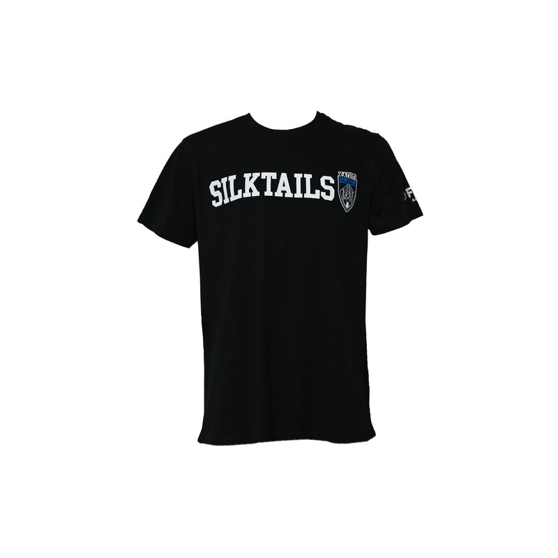 Silktails Cotton Tee Short Sleeve Black