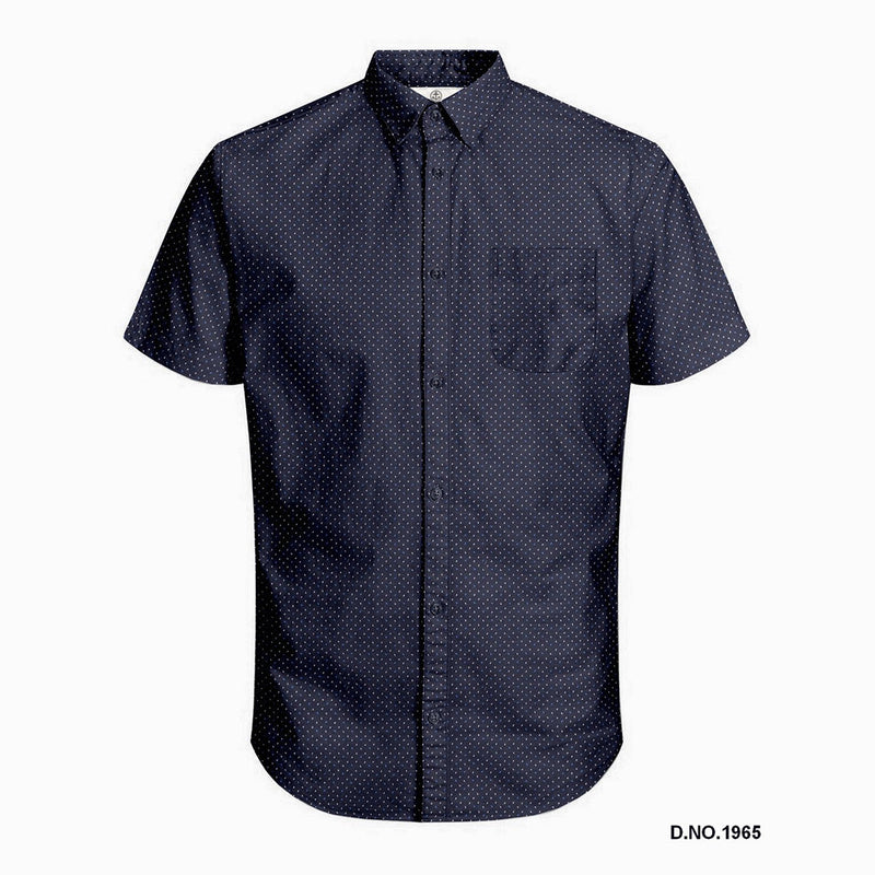 Harbour Bay Mens S/S Shirts Navy