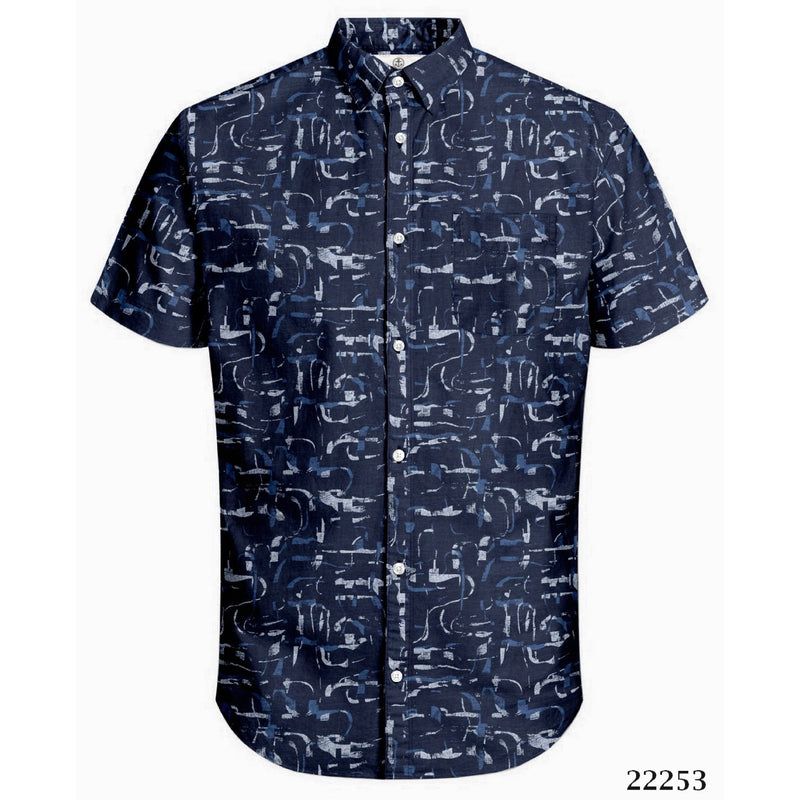 Harbour Bay Short Sleeve Shirt Navy