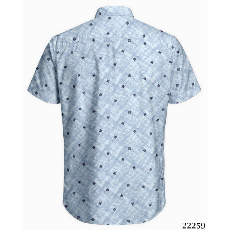 Harbour Bay Short Sleeve Shirt Blue