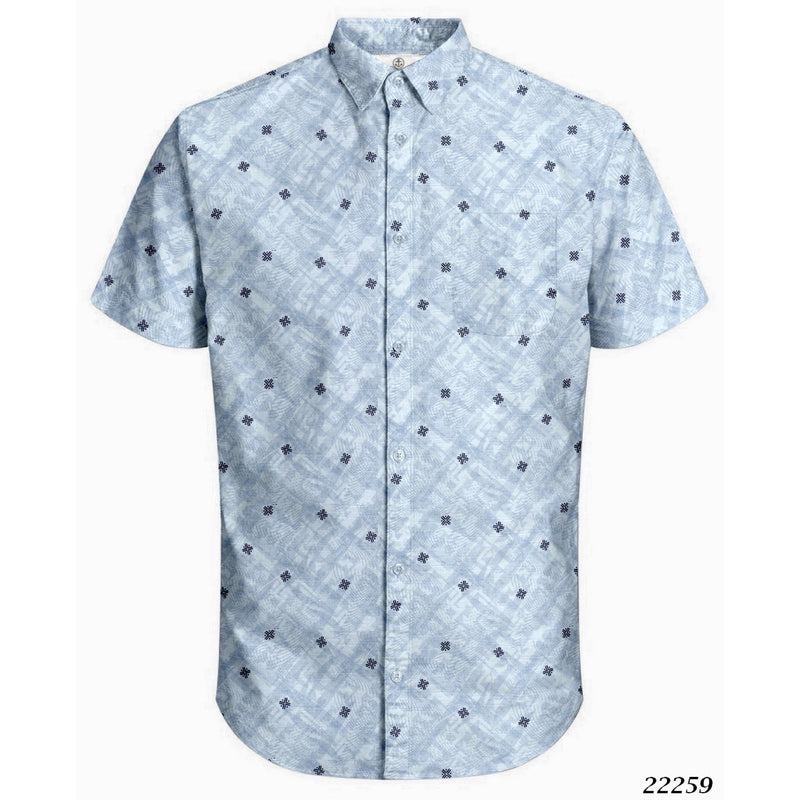 Harbour Bay Short Sleeve Shirt Blue