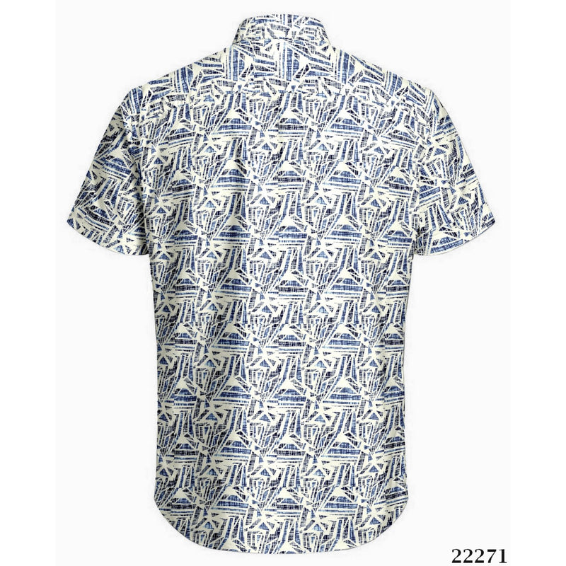 Harbour Bay Short Sleeve Shirt Blue