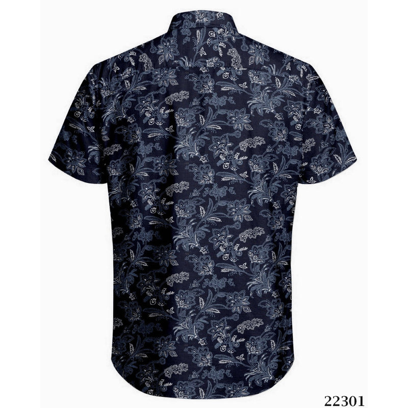 Harbour Bay Short Sleeve Shirt Navy