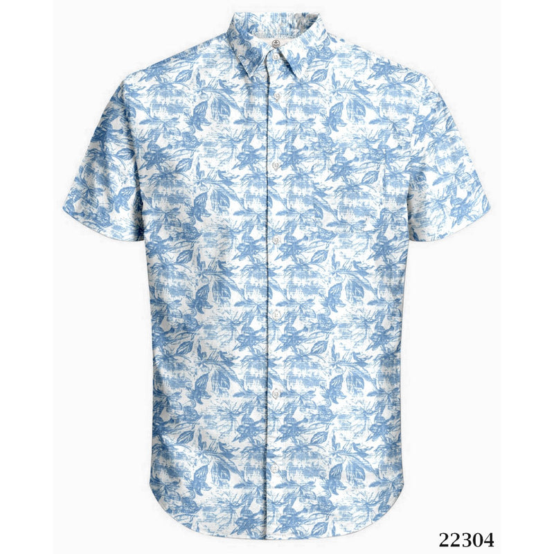 Harbour Bay Short Sleeve Shirt Blue