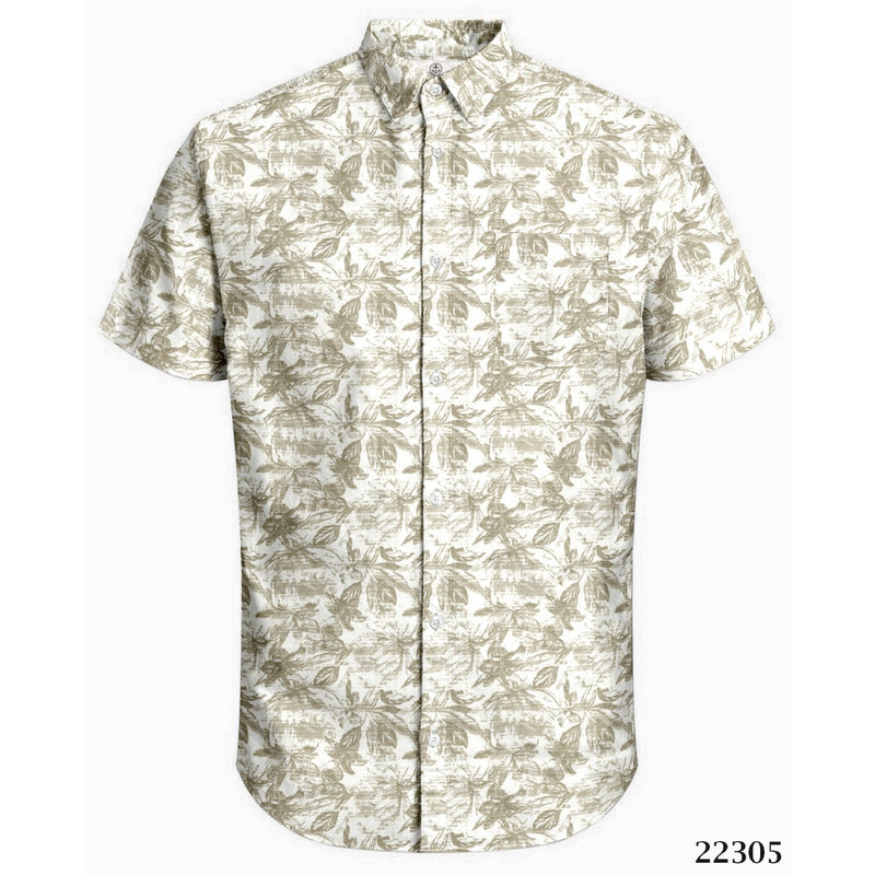 Harbour Bay Short Sleeve Shirt Beige