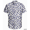 Harbour Bay Short Sleeve Shirt White Blue