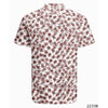 Harbour Bay Short Sleeve Shirt White Red