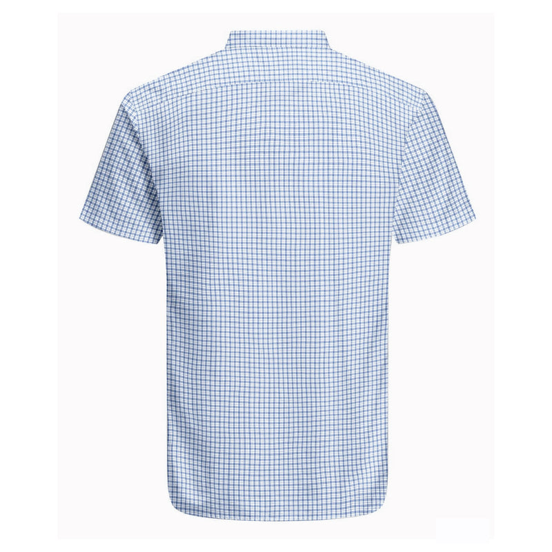 Harbour Bay Mens S/S Shirts Blue