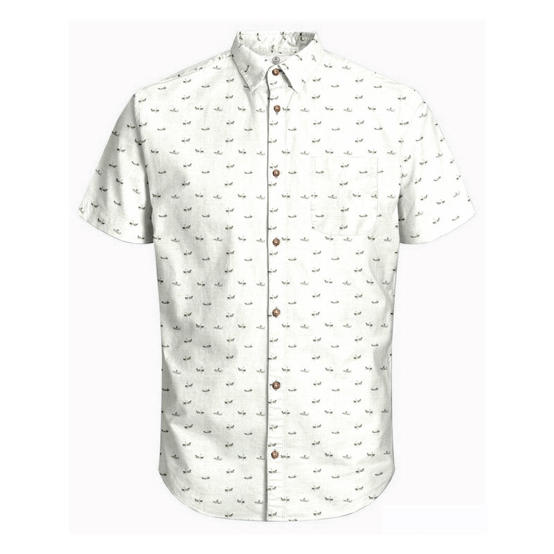 Harbour Bay Mens S/S Shirts Olive Green