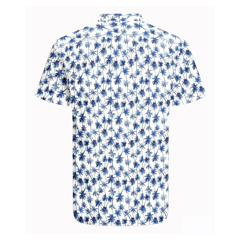 Harbour Bay Mens S/S Shirts Blue