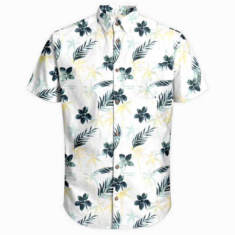 Harbour Bay Mens S/S Shirts Green
