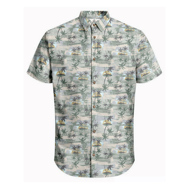 Harbour Bay Mens S/S Shirts Grey