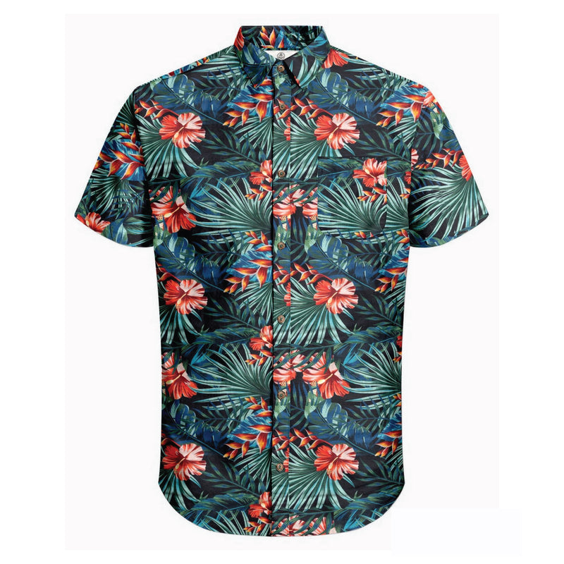 Harbour Bay Mens S/S Shirts Navy