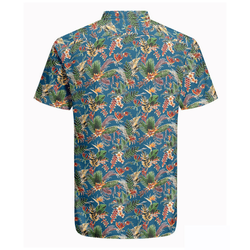 Harbour Bay Mens S/S Shirts Blue