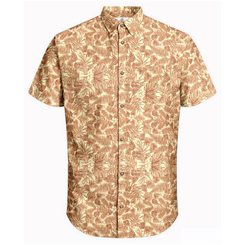 Harbour Bay Mens S/S Shirts Rust