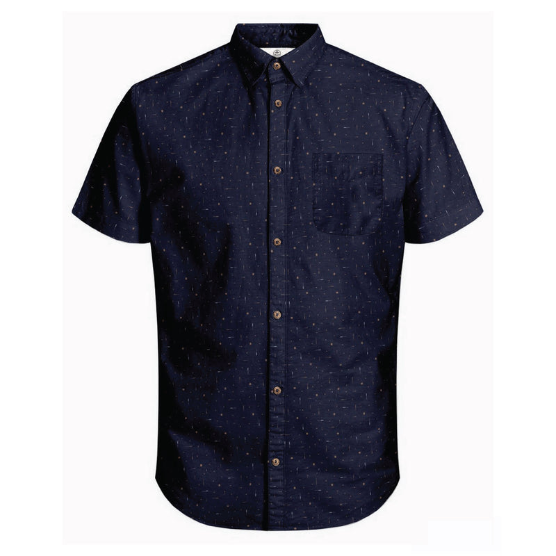 Harbour Bay Mens S/S Shirts Navy