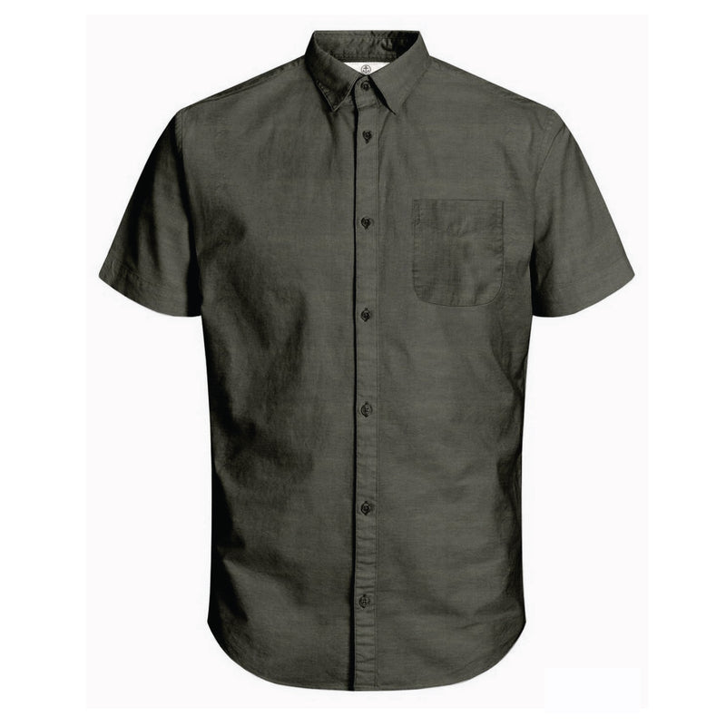 Harbour Bay Mens S/S Shirts Military Green