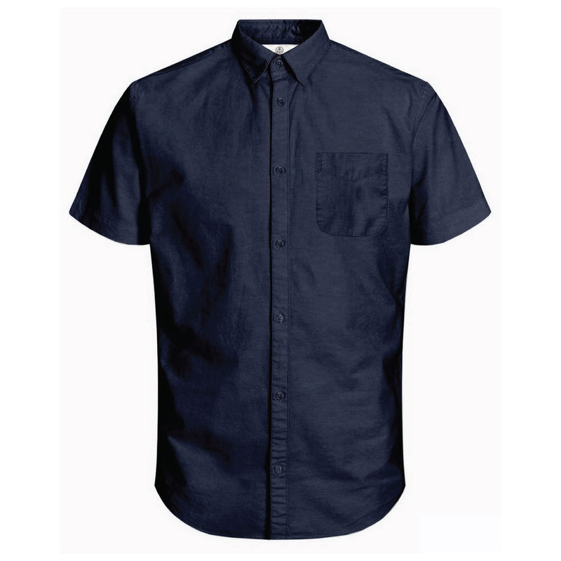 Harbour Bay Mens S/S Shirts Navy