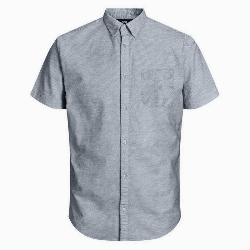 Sol Mens S/S Shirts Grey