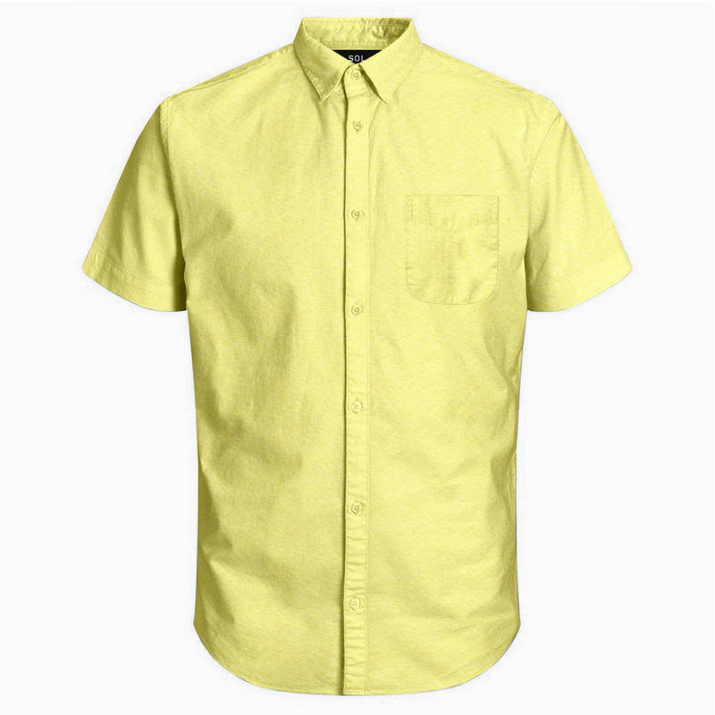 Sol Mens S/S Shirts Lemon S