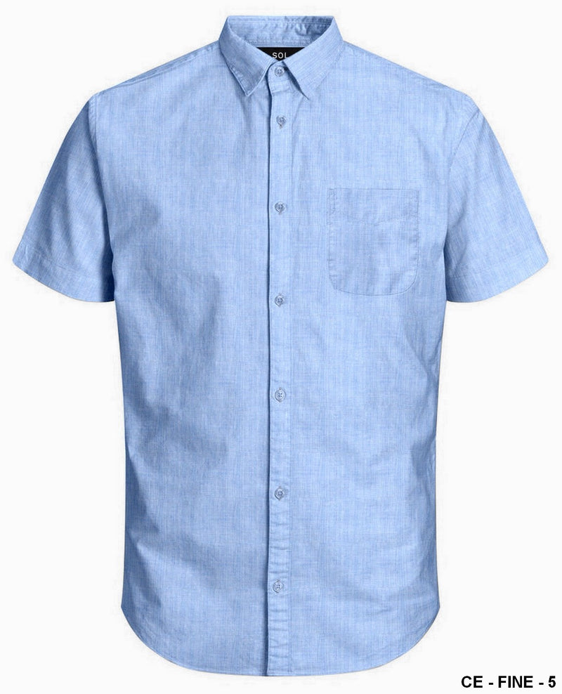 Sol Mens S/S Shirts Blue