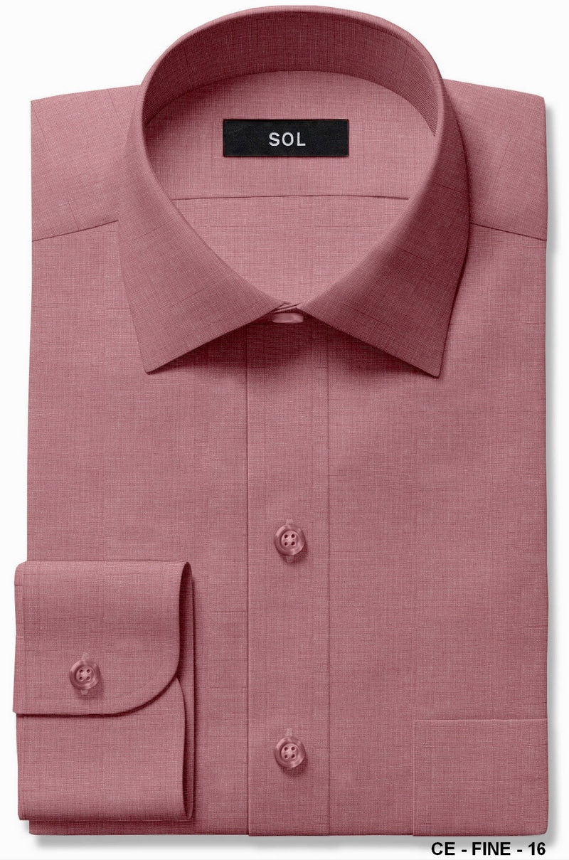 Sol Mens L/S Shirts Maroon