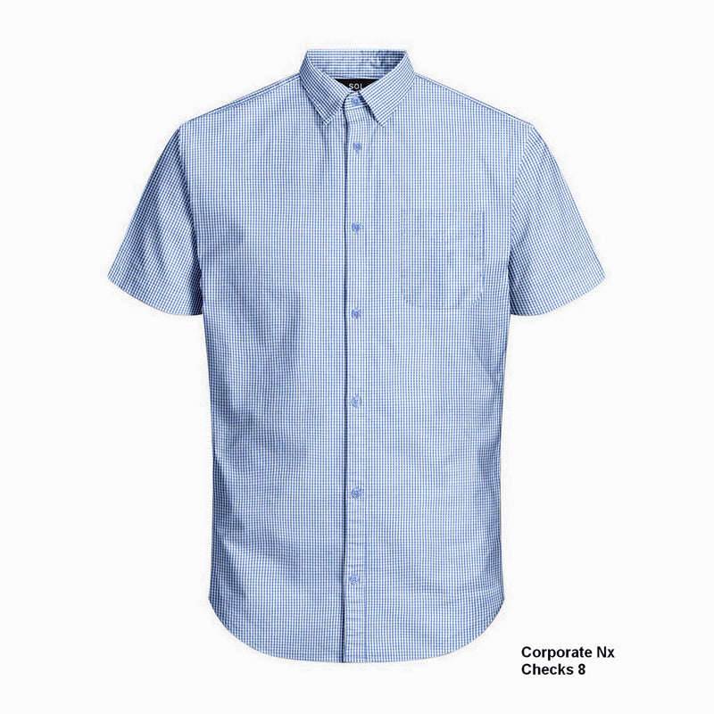 Sol Mens S/S Shirts Blue S