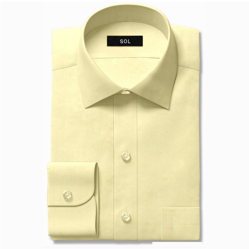 Sol Mens L/S Shirts Yellow