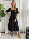 Miracle Ladies Maxi Dress Black