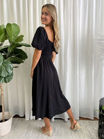 Miracle Ladies Maxi Dress Black