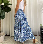 Miracle Ladies Long Skirt Blue