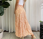 Miracle Ladies Long Skirt Tan