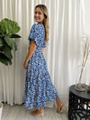 Miracle Ladies Maxi Dress Blue