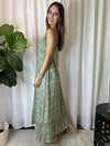 Miracle Ladies Maxi Dress Green