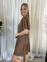 Miracle Short Dress Choc Size