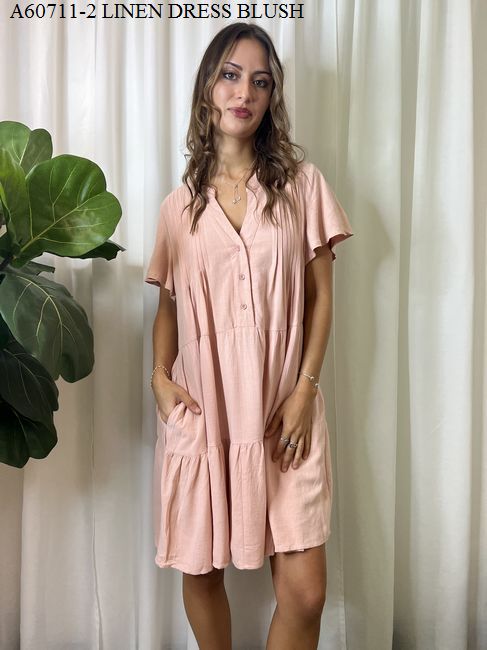 Miracle Ladies Short Dress Blush