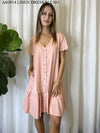 Miracle Ladies Short Dress Blush