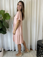Miracle Ladies Short Dress Blush