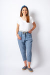 Vera May Ladies Italian Linen Jeans Pants