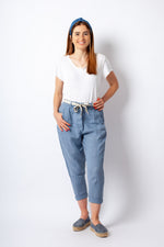 Vera May Ladies Italian Linen Jeans Pants