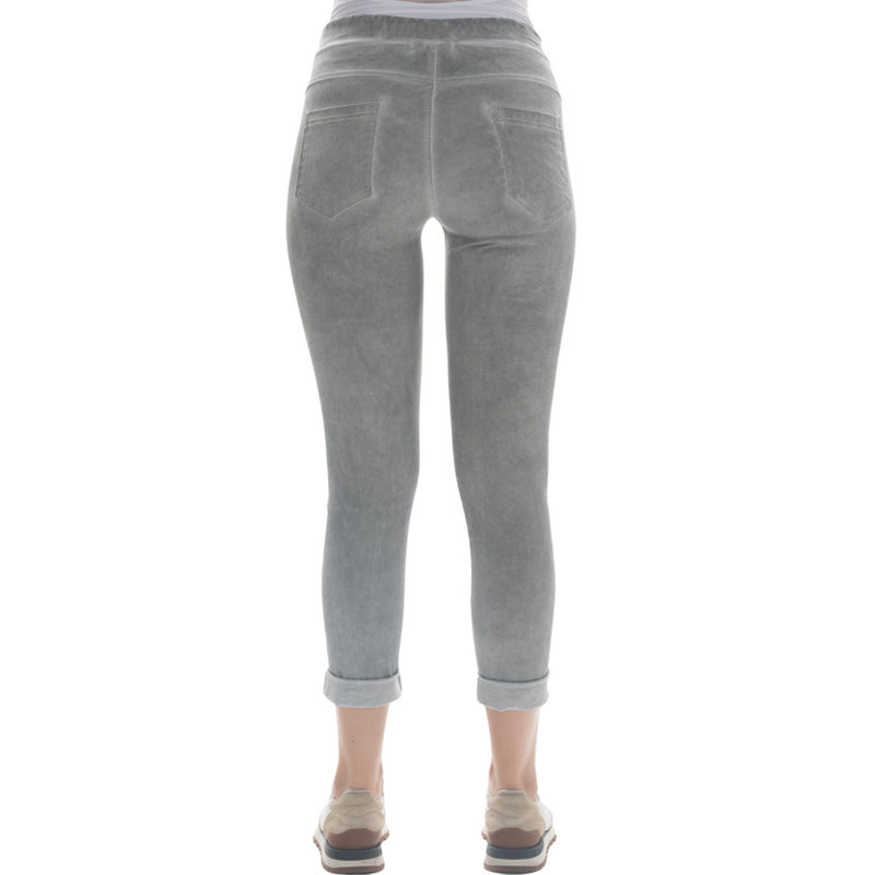 Vera May Ladies Italian Linen Grey  Pants