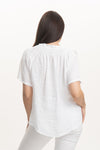 Vera May Ladies Italian Linen White Top Size