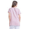 Vera May Ladies Italian Linen Pink Top